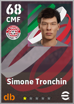 Simone Tronchin — CMF, OVR 68, MAX 68