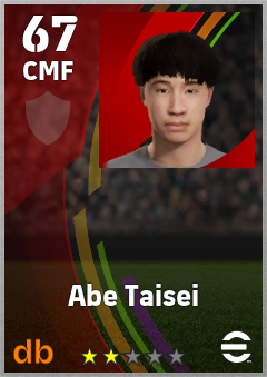 Abe Taisei eFootball player card