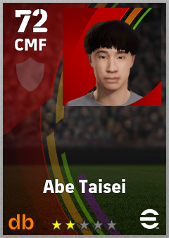 Abe Taisei eFootball player card