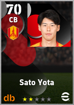 Sato Yota eFootball player card