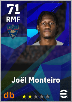 Joël Monteiro — RMF, OVR 71, MAX 71