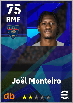 Joël Monteiro eFootball player card