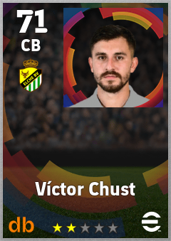Víctor Chust eFootball player card