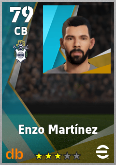Enzo Martínez — CB, OVR 79, MAX 79