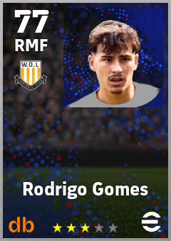 Rodrigo Gomes eFootball player card