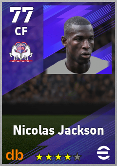 Nicolas Jackson eFootball player card