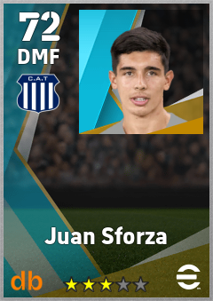 Juan Sforza — DMF, OVR 72, MAX 72