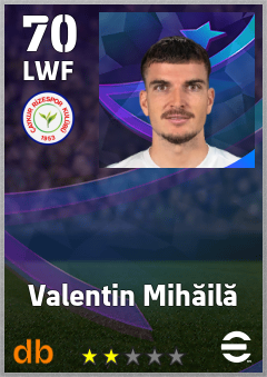 Valentin Mihăilă eFootball player card
