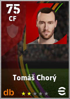 Tomáš Chorý — CF, OVR 75, MAX 75