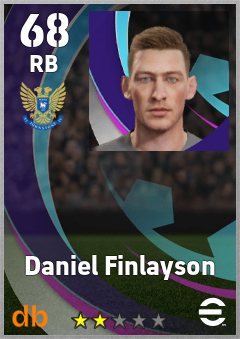 Daniel Finlayson — RB, OVR 68, MAX 68