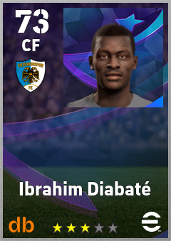 Ibrahim Diabaté — CF, OVR 73, MAX 73