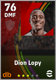 Dion Lopy eFootball player card