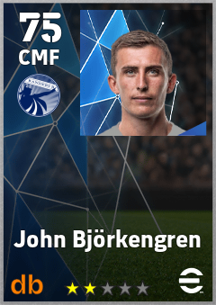 John Björkengren — CMF, OVR 75, MAX 75