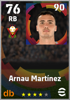 Arnau Martínez eFootball player card