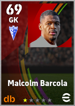 Malcolm Barcola — GK, OVR 69, MAX 69