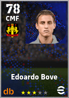 Edoardo Bove — CMF, OVR 78, MAX 78