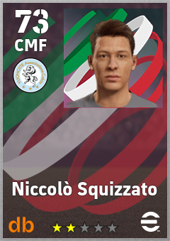 Niccolò Squizzato eFootball player card