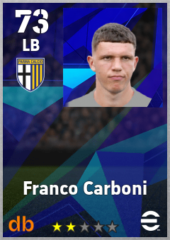 Franco Carboni — LB, OVR 73, MAX 73