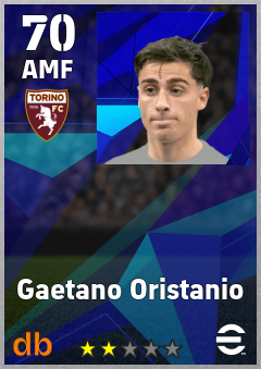 Gaetano Oristanio eFootball player card