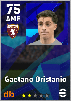 Gaetano Oristanio — AMF, OVR 75, MAX 75