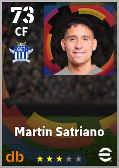 Martín Satriano eFootball player card
