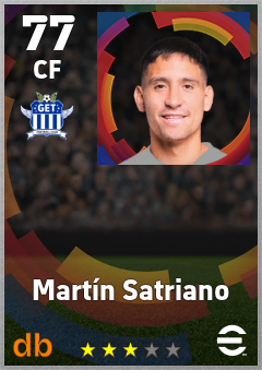 Martín Satriano — CF, OVR 77, MAX 77