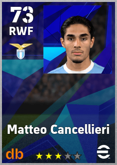 Matteo Cancellieri eFootball player card
