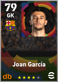 Joan García eFootball player card