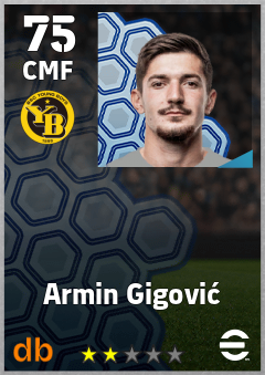 Armin Gigović — CMF, OVR 75, MAX 75