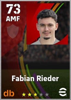 Fabian Rieder eFootball player card