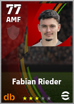 Fabian Rieder eFootball player card