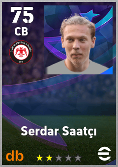 Serdar Saatçı — CB, OVR 75, MAX 75