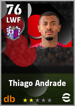 Thiago Andrade — LWF, OVR 76, MAX 76