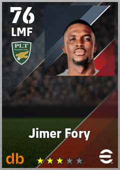 Jimer Fory — LMF, OVR 76, MAX 76