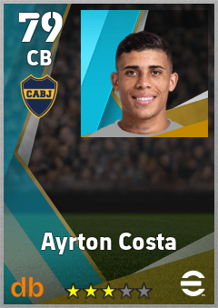 Ayrton Costa — CB, OVR 79, MAX 79