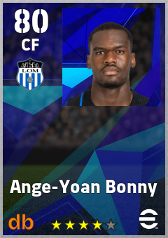 Ange-Yoan Bonny — CF, OVR 80, MAX 80