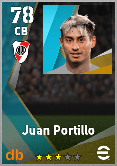 Juan Portillo — CB, OVR 78, MAX 78