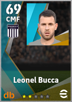 Leonel Bucca — CMF, OVR 69, MAX 69