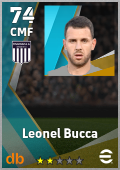 Leonel Bucca — CMF, OVR 74, MAX 74