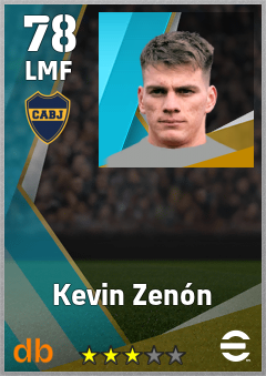 Kevin Zenón — LMF, OVR 78, MAX 78