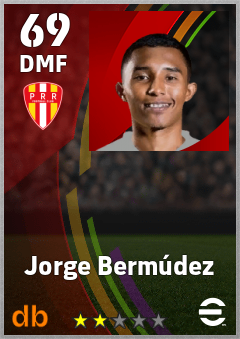 Jorge Bermúdez — DMF, OVR 69, MAX 69