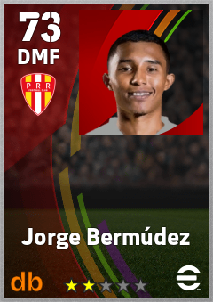 Jorge Bermúdez — DMF, OVR 73, MAX 73