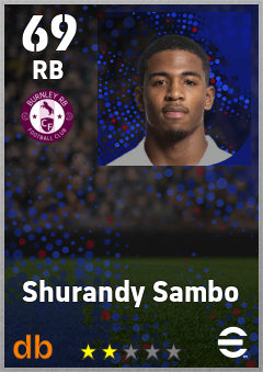 Shurandy Sambo eFootball player card