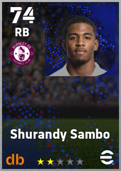 Shurandy Sambo eFootball player card