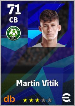 Martin Vitík eFootball player card