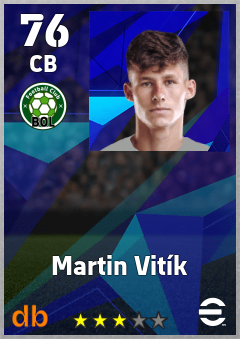 Martin Vitík — CB, OVR 76, MAX 76