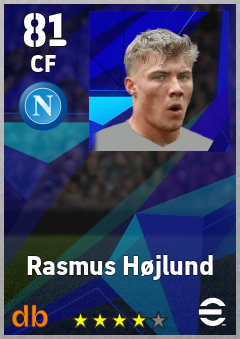 Rasmus Højlund eFootball player card