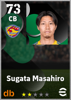 Sugata Masahiro — CB, OVR 73, MAX 73
