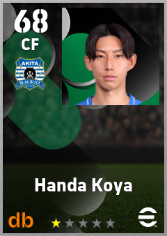 Handa Koya — CF, OVR 68, MAX 68