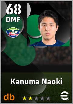 Kanuma Naoki eFootball player card